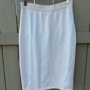 St. John Separates Santana Knit Skirt Career Wear Business Casual Quiet Luxury